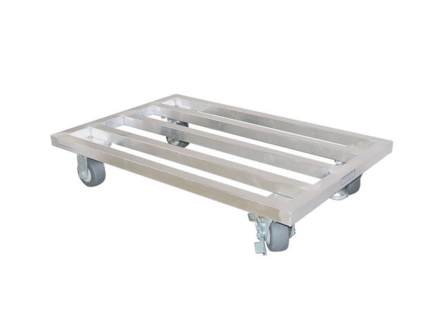Prairie View Mdr2424 Mobile Dunnage Aluminum Racks, 7.5 X 24 X 24 In.