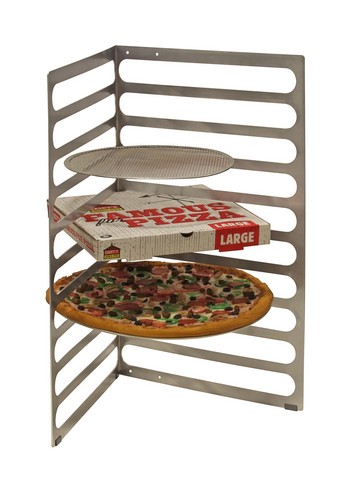Prairie View Tpz-wm Optiona Wall Mount Table Top Pizza Rack - 33.88 X 20.75 X 14.75 In.