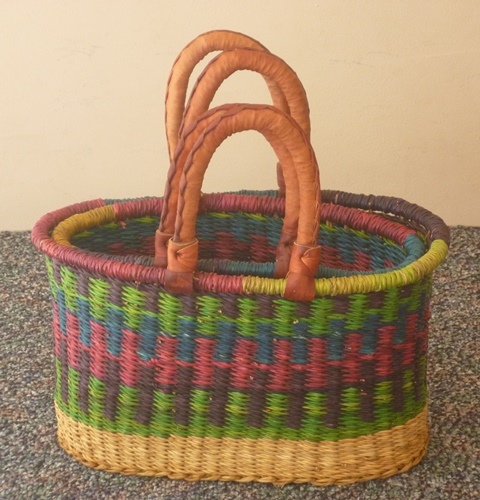 Pb49 Small Oval Basket - 7 X 6 X 12.5 In. - Set Of 2