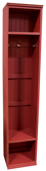Sawdust City Entryway Storage Locker, Antique Red