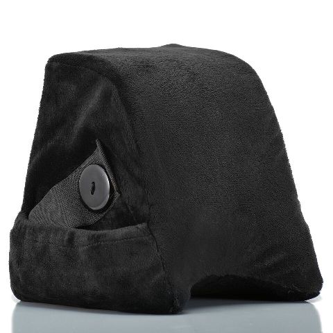 Thp001 Deluxe Travel Head Pillow, Black - 6 X 7 X 7.5 In.