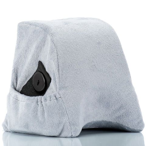 Deluxe Travel Head Pillow, Grey - 6 X 7 X 7.5 In.