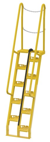 Ats-7-68 Alternate Tread Stair 68 Deg Step, 7 Ft.