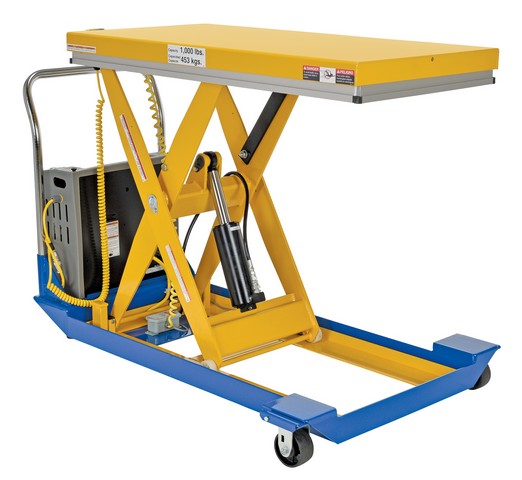 Vestil CART-24-10-DC Dc Powered Scissor Cart 48 x 24 in. - 1000 lbs Vestil CART-24-10-DC Dc Powered Scissor Cart 48 x 24 in. - 1000 lbs