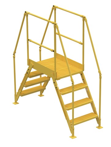 Col-4-36-33 Cross-over Ladder, 4 Step - 38 X 38 In.