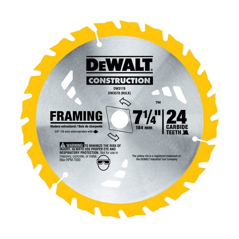Dw3578d2 7.25 In. Saw Blade