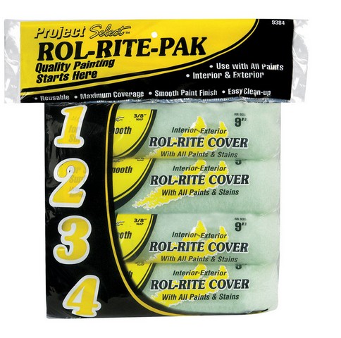 Rs 11434 0900 Rol-rite 0.37 In. Roller Covers In Semi-smooth Surfaces- - Pack Of 12