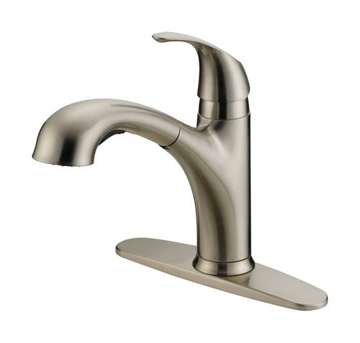 Fp4a4056nd-aca1 Tucana Series Brushed Nickel Single Handle Kitchen Faucet Pullout Spray