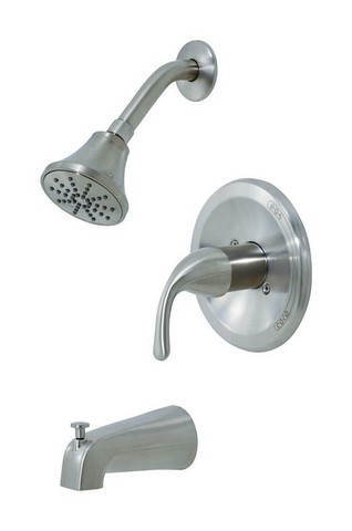 F1a14516nd-aca2 Brushed Nickel Single Handle Tub & Shower Faucet