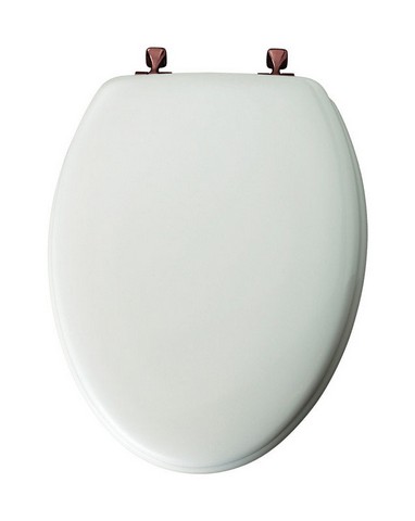144or-000 Sculpted Elongated Toilet Seat In White