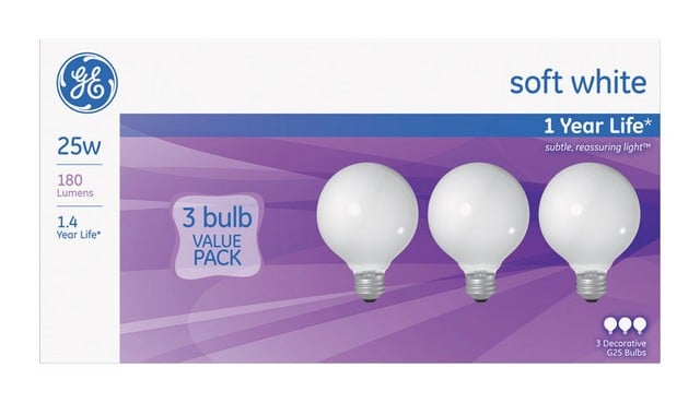48064 25 Watt Decorative Incandescent Bulb -