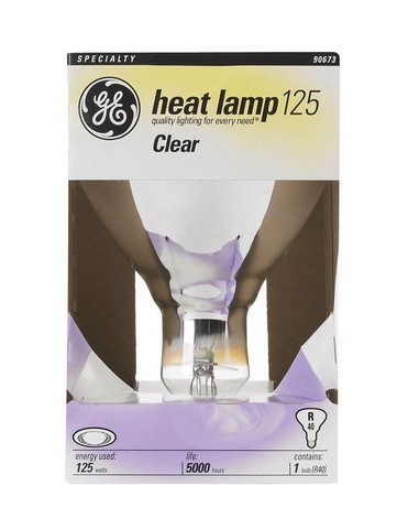 48069 125 Watt R40 Infrared Heat Lamp