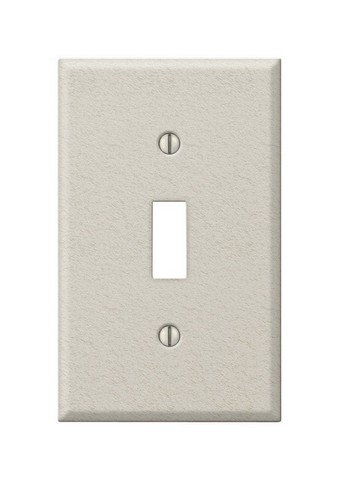 C982tal 1 Toggle Pro-light Almond Wrinkle Stamped Steel Wall Plate
