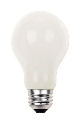 05104 42 Watt Indoor A-line Bulb In White -