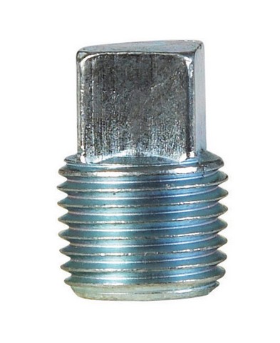 753288000322 0.25 In. Square Head Plugs In Galvanized Steel - Pack Of 5