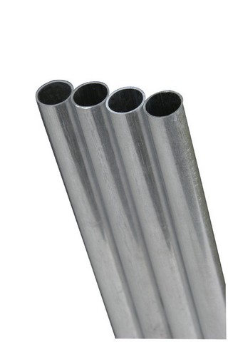 K & S 83031 0.25 X .035 X 12 In. Round Aluminum Tube