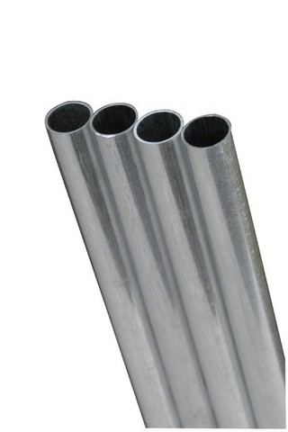 K & S 83034 0.43 X .035 X 12 In. Round Aluminum Tube