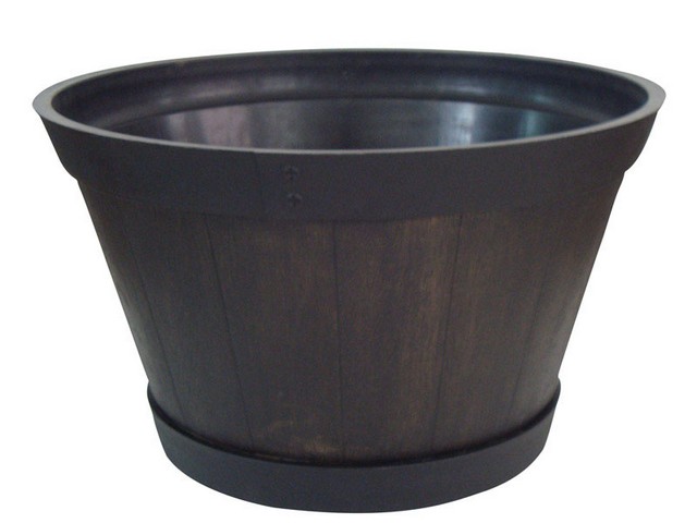 Hdr-474529 15.5 In. Whiskey Barrel Planter