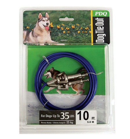 Q2310-000-99 10 Ft. Tie Out Cable For Medium Dogs