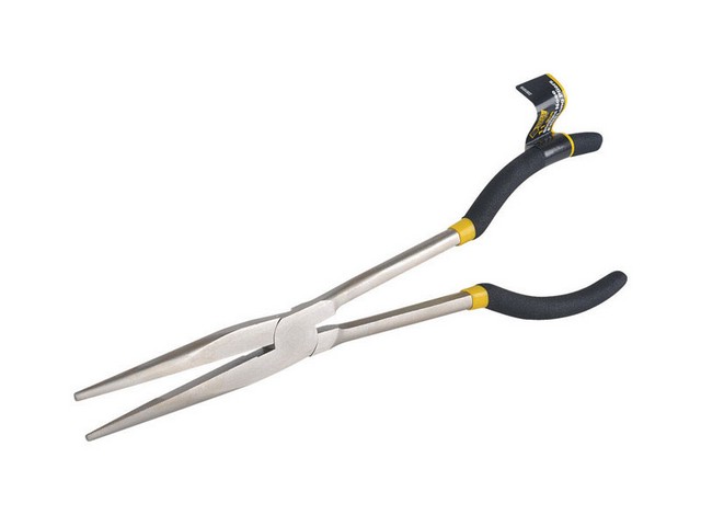 2261816 11 In. Drop Forged Carbon Steel Extra Long Straight Nose Pliers