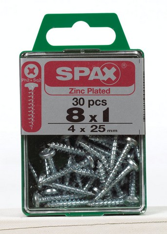 4111010400252 8 X 1 In. Multi Material Metal Screw- 30 Per Pack - Pack Of 5