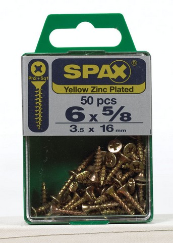4101010350162 6 X 0.62 In. Multi Material Screw- 50 Per Pack - Pack Of 5
