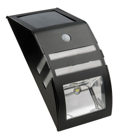 Gl23101mb Black Solar-powered Security Light - Pack Of 5