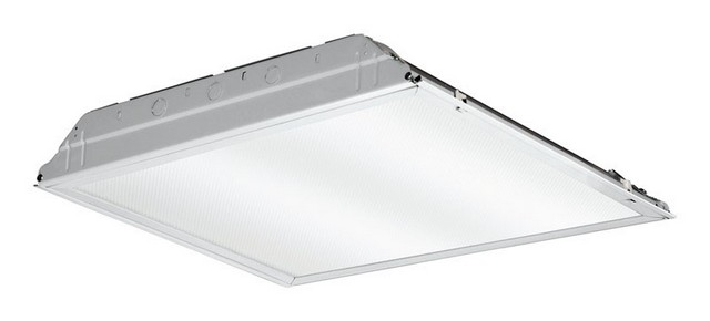 217nxv 24 In. Led Fluorescent Troffer Fixture White