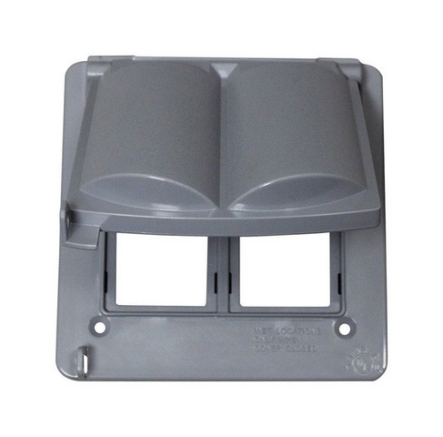 14180 2 Gang Square Electrical Cover