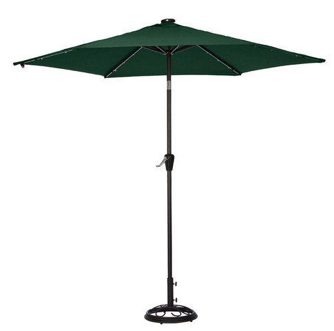Ums90bkobd-01 9 Ft. Green Solar Market Umbrella