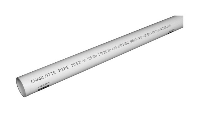 UPC 098248468201 product image for Charlotte PVC 20010 0600 1 in. x 10 ft. PVC Pressure Pipe | upcitemdb.com