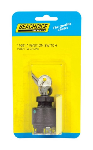 11651 1-20.14 In. Dia 12 V 20 A Off Ignition Start Ignition Starter Switch With Push To Cho