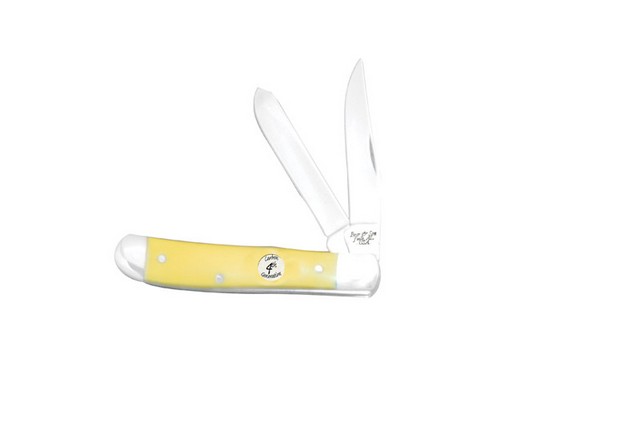 C354.5 ellow Dlerin Little Trapper Pocket Knife
