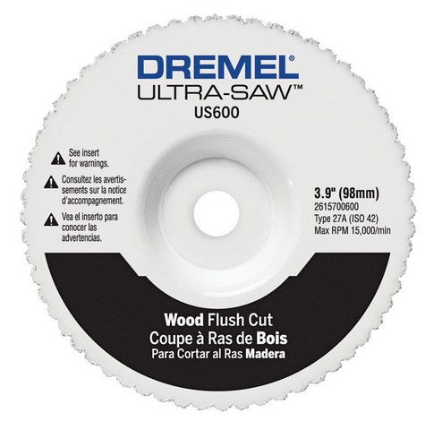 Us600-01 3.9 In. Wood Flush Cut Wheel