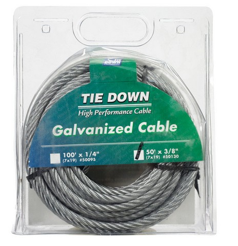 50130 0.37 In. Pre-cut Galvanized Cable