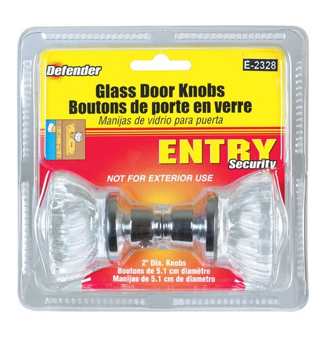 E 2328 2 In. Glass Door Knobs