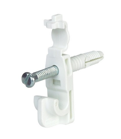 3d69-lw-wht Fast Set Back Clip Drive Pin With Drive Pin