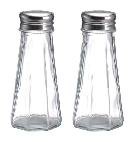 5078610 3 Oz Glass Salt & Pepper Set