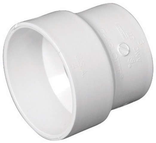 Charlotte Pvc001170800ha 4 In. Sewer Pipe Adapter Coupling