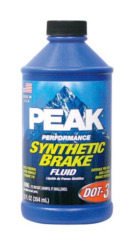 Pbf012d3-02 12 Oz Performance Dot 3 Brake Fluid