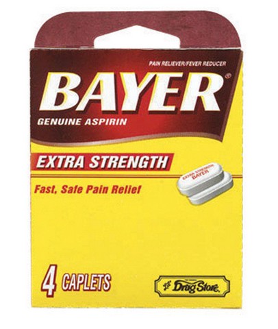 97262 Extra Strength Aspirin- Packs Of 4 - Pack Of 6