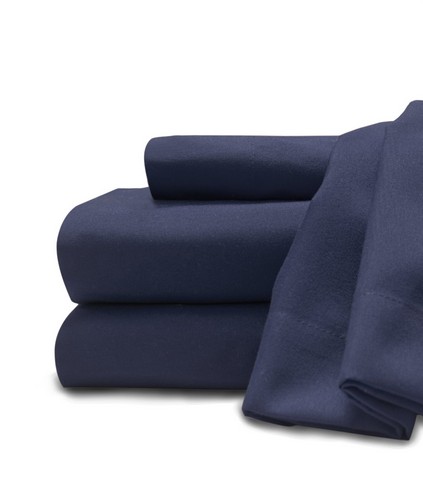 Soft & Cozy Easy Care Deluxe Microfiber Sheet Sets, Navy - Full Size