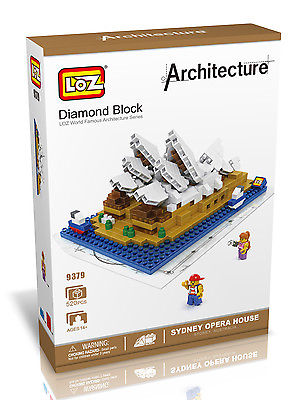 9379 Sydney Opera House Model, Micro Building Blocks Set