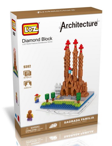 9382 Sagrada Familia Model, Micro Building Blocks Set
