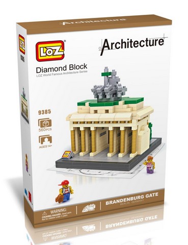 9385 Brandenburg Gate Model, Micro Building Blocks Set
