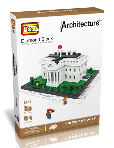 9386 White House Model, Micro Building Blocks Set