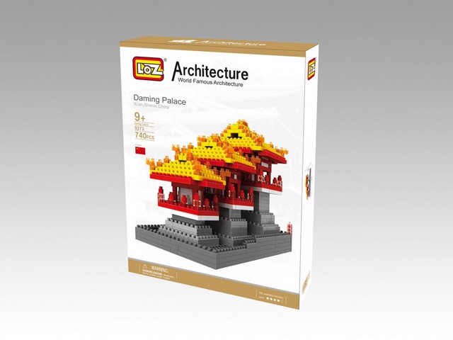 9373 Daming Palace Model Building Blocks Set