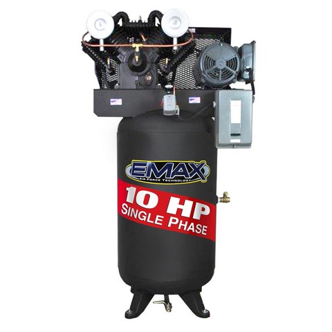 Ei10v080v1 Industrial 10 Hp V 4 2 Stage 1 Ph 80 Gal Vertical Air Compressor