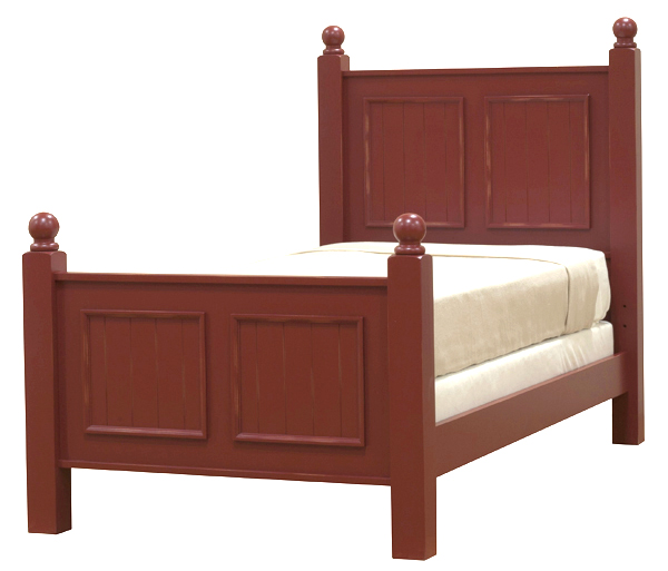 UPC 091037277787 product image for Notting Hills NH-BED01T-CR Twin Size Bed Carnival Red | upcitemdb.com