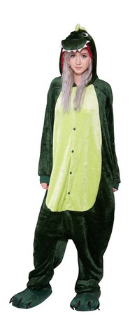 Kayso 50005s Soft Dinosaur One Piece Pajama Costume - Small